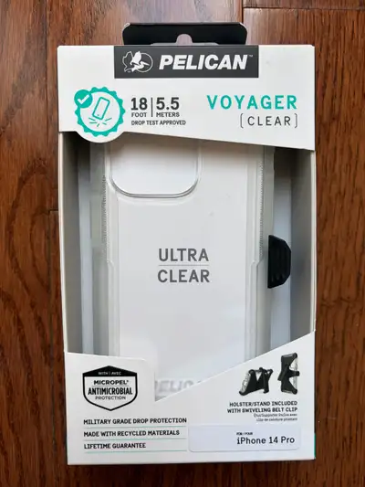 Brand New Pelican Voyager Clear Case – iPhone 14 Pro Max, View more