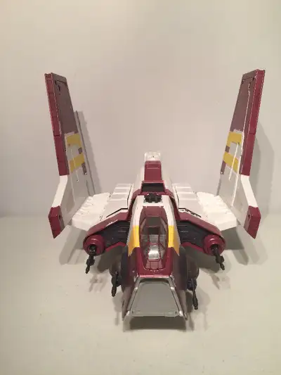 2010 Star Wars Clone Wars Republic Attack Shuttle Ship Hasbro, View more