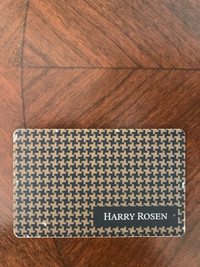 Harry Rosen Gift card = $135
