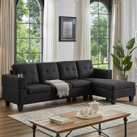 Amazing cozy 4 seater latest stylish fancy sectional sofa