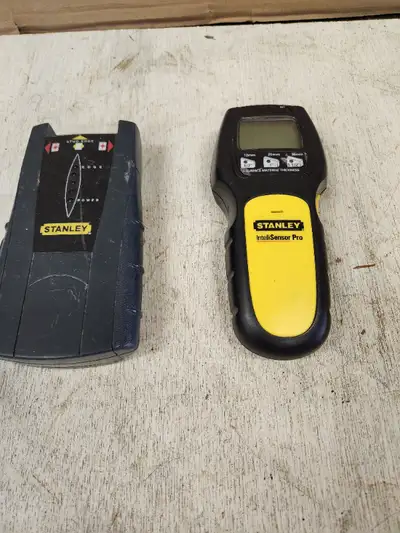 2 Stanley stud sensors, takes 9- volt battery, asking $15.00 each, Magnetic sensor, asking $4.00, as...
