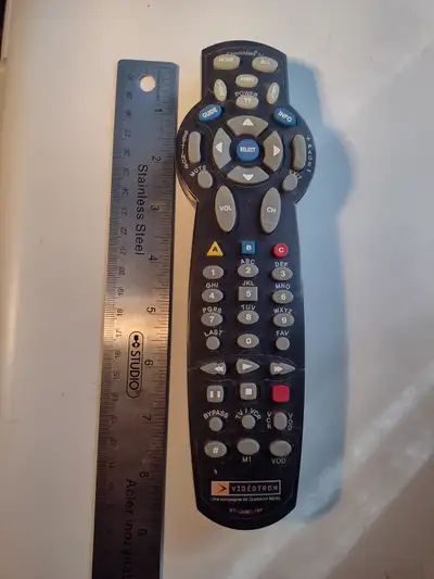 Télécommande TV Vidéotron RT-U49C-15+ TV Remote Control RT-U49C+, View more