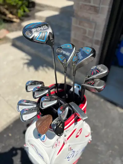 Full Golf Set with Bag - Ping G / Hogan Apex Pro Regular Flex RH, View more