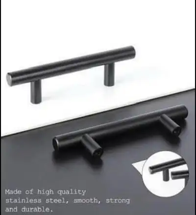  NEW! Matte Black Cabinet Pulls, 3 Inch Hole Centers 15 Pack, View more