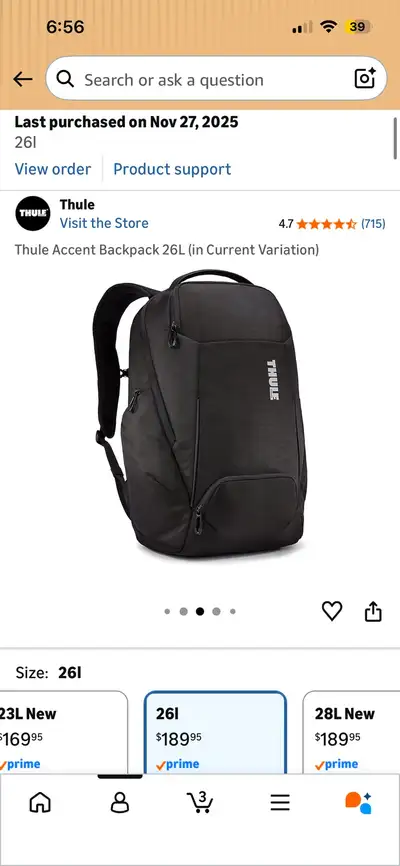 Thule Accent 26L backpack, View more