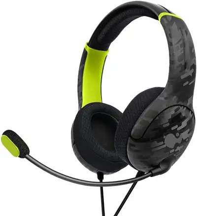NEW AIRLITE Wired Headset (PDP) Electric Carbon for Xbox and PC, View more