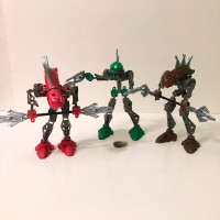 LEGO Bionicle Rahkshi Lot of 3 Incomplete