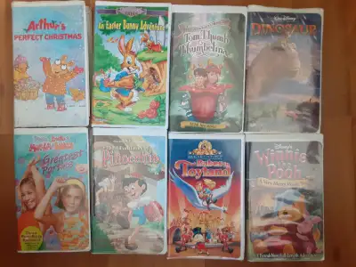 1. Adventures of pinnochio 2. Winnie the pooh a very merry pooh year 3.the adventures of tom thumb a...