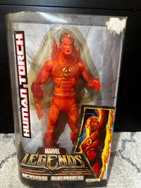 Human Torch FLAME ON Variant 12" MARVEL LEGENDS Icon Series 