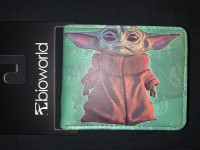 Brand New Baby Yoda 2 Rubber Stitched Wallet Booth 279
