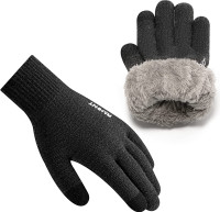 New Fleece Lined Thermal Gloves For Boys And Girls Anti-Slip