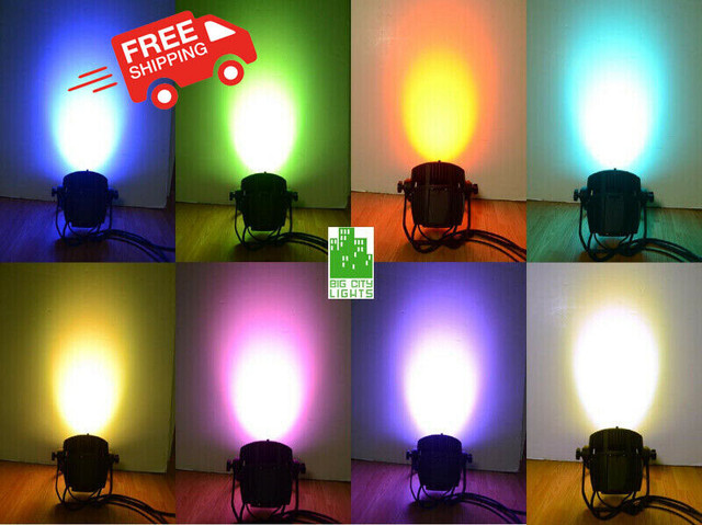 Multicolour LED PAR lights, NEW, Various Models - FREE Shipping! in General Electronics in Regina