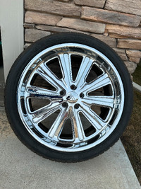8.5X20 Foose Ascot Wheels With Tires