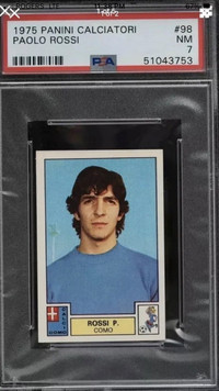 Cartes Hockey Paolo Rossi RC PSA 7