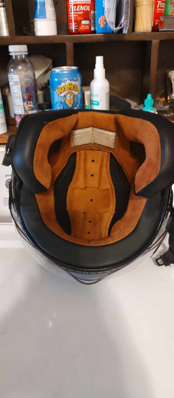 Origine Torrino Half Face Motorcycle Helmet dans Pièces et accessoires pour motos  à Ville de Montréal - Image 4