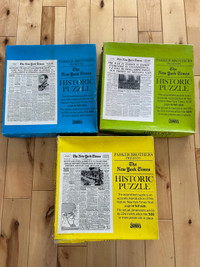 Vintage New York Times puzzles