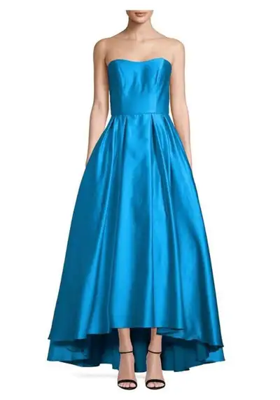 Size 4, Betsy & Adam strapless high low dress from The Bay. In perfect condition. Worn once for 2 ho...