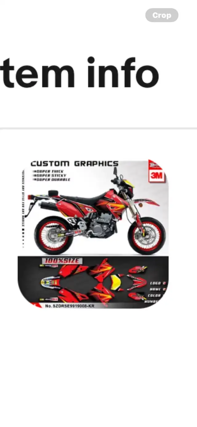 Suzuki DRZ400 muffler/decals in Dirt Bikes & Motocross in Regina - Image 2