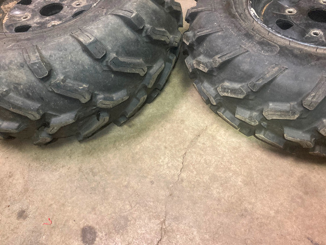 2 ATV Rims/Tires  (26x8-12 and 26x10-12) Outlander/Renegade in ATV Parts, Trailers & Accessories in Strathcona County - Image 4