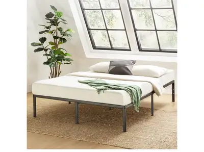 Best Price -Mattress 14 Inch Metal Platform Bed, Heavy king, View more