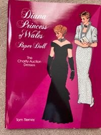 Diana Princess of Wales Paper Doll The Charity Auction Dresses