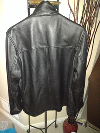Womans leather team Canada jacket. Official ironheads brand