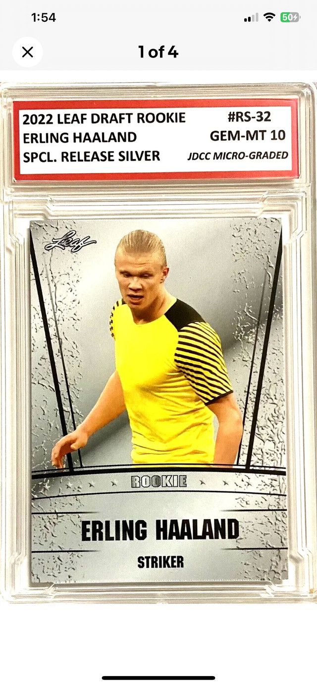 Graded Haaland rookie card  in Arts & Collectibles in Victoria
