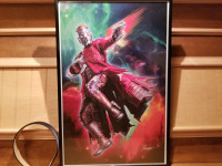 Framed Star Lord Art Print *GUARDIANS OF THE GALAXY*