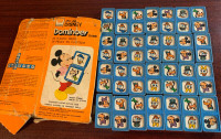 DISNEY Mickey & Friends Dominoes Game toy | WHITMAN 1977 Vintage