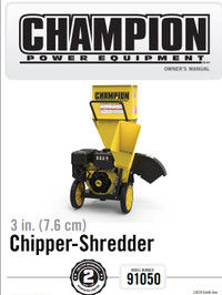 3-inch Chipper Shredder