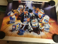 Double blue blues band labatts blue beer advertising