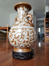 Antique 65-year old Flower Vase with Base