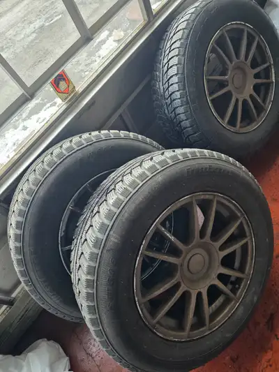 2 BF Goodrich Winter Tires 2 Westlake Winter Tires All on 17 inch rims 5x114.3 bolt pattern 72.6mm h...