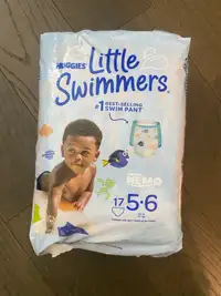 Huggies swim diapers -size 5.6