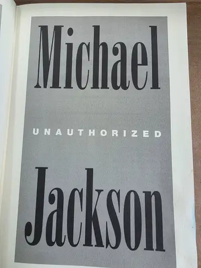 Michael Jackson Unauthorized By Christopher Anderson Hard Cover, View more