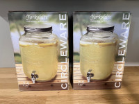 Mason Jar Drink Dispensers (two)