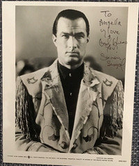 Steven Seagal Autographed Photo 8x10