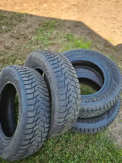 Selling 4 Certified Wintetrek Tires 215/70/16 Used for 1 winter, just under 10k No patches or plugs...