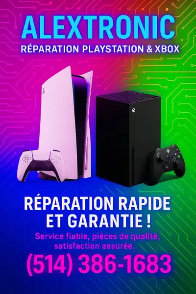Réparations/Repairs PLAYSTATION XBOX, View more