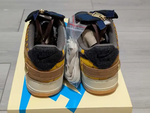 DS Nike x Travis Scott Cactus Jack Air Force 1 Low - Size 10.5 in Men's Shoes in Mississauga / Peel Region - Image 5