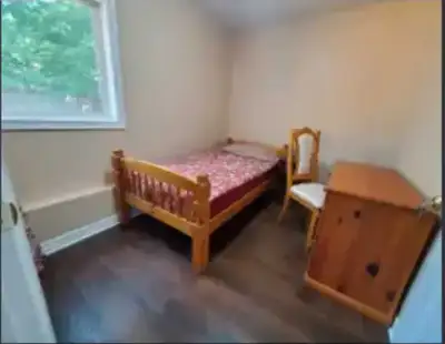 A clean and bright basement room is available for rent in a quiet and safe neighborhood. Shared Kitc...