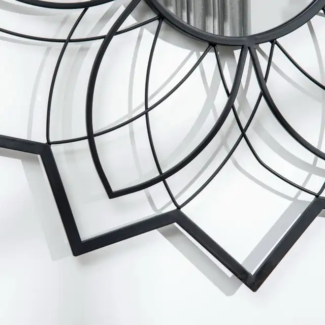 31" x 31" Modern Flower Wall Mirror, Decorative Mirror for Livin in Home Décor & Accents in Markham / York Region - Image 10