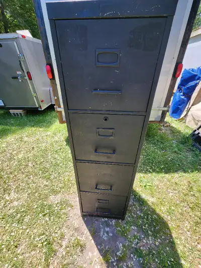 Four Drawer Fieling Cabinet Fir Garage Or Man Cave No Lock Keys, View more