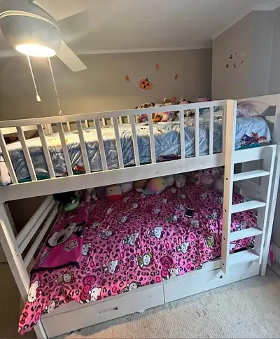 Twin over Twin Bunk bed with Underbed Storage , View more