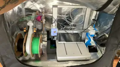 3D Printer with AMS Machine and Filament , View more