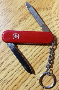 SWISS ARMY POCKET KNIFE - WENGER -  SATAINLESS STEEL  - small