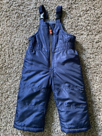 Dark Blue Carters Snow Pants - size 18 months