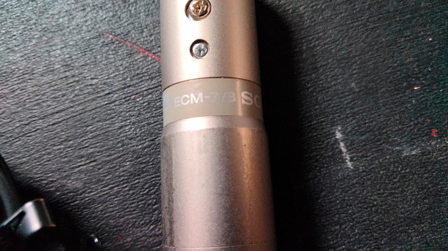 Sony ECM-77B Miniature Omnidirectional Lavalier Mic in Pro Audio & Recording Equipment in City of Toronto - Image 2
