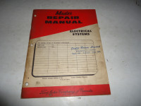 1956 FORD & METEOR ELECTRICAL SYSTEMS REPAIR MANUAL