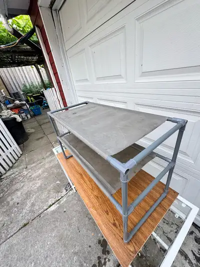 A shoe rack, View more